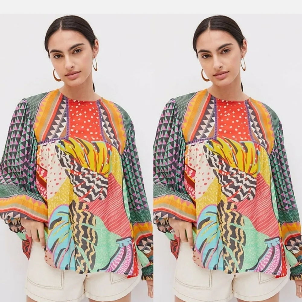 NWT Anthropologie Miranda Peasant Blouse